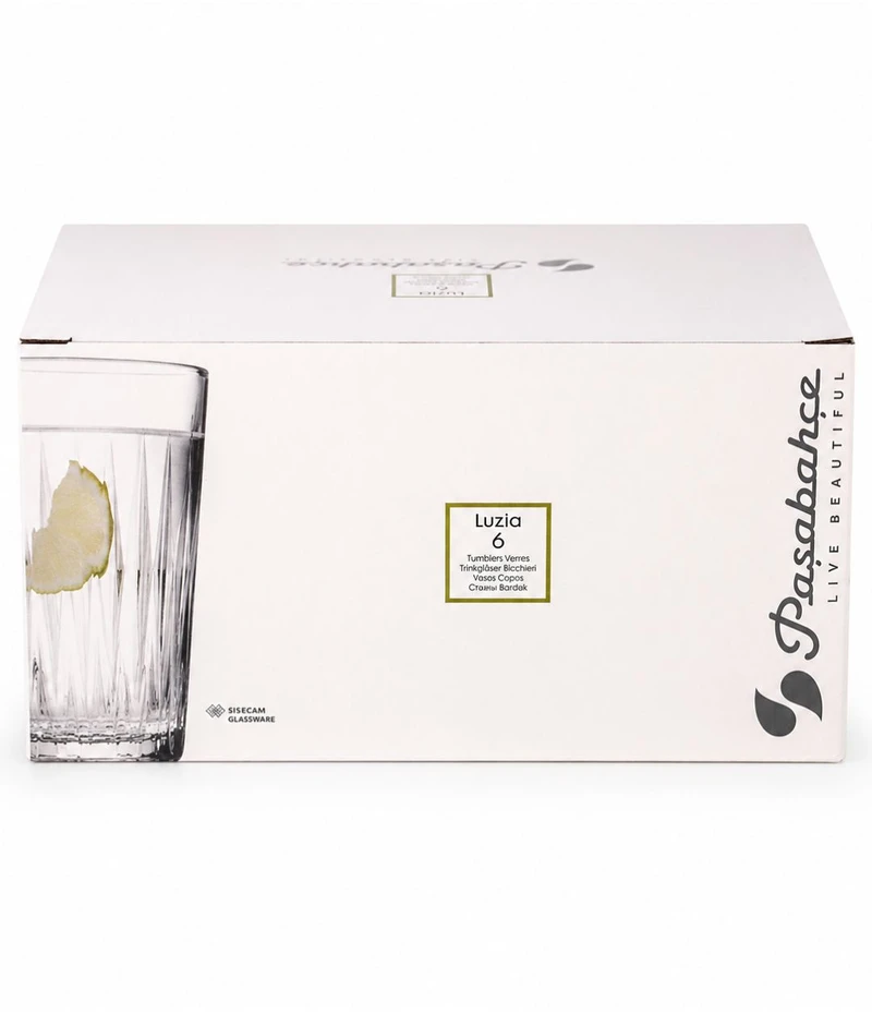 Stiklinės Pasabache Luzia 6 x 350ml