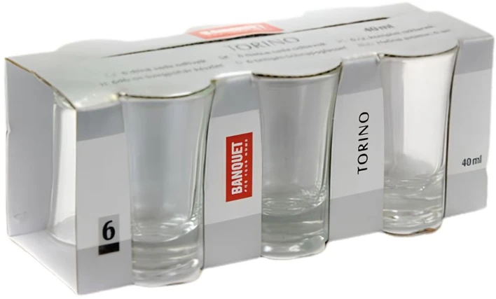 Banquet Stikliukai 40ml 6vnt "Torino"