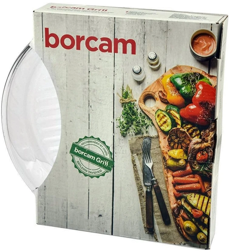 Stiklinis kepimo indas Borcam GRILL 26 cm
