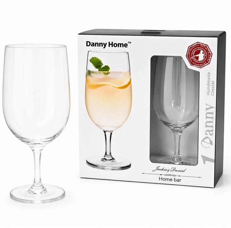 Home4You Stiklo taurės 2vnt 400ml DANNY HOME CRY08