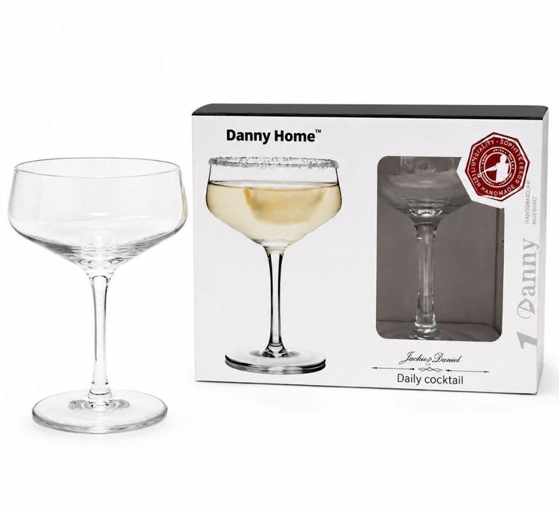 Home4You Kokteilių taurės CRYSTAL 2vnt 150ml "Daily cocktail"