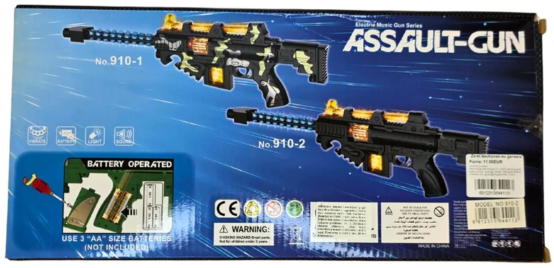 Žaislinis šautuvas su garsais ir šviesomis 910-2