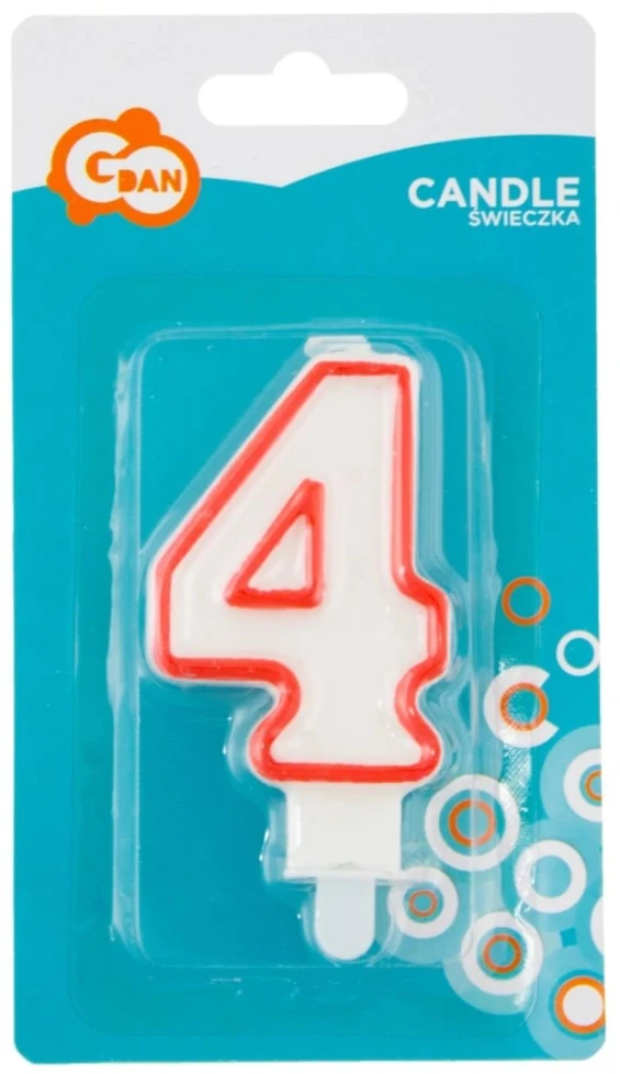 GoDan Žvakutė gimtadienio "4"