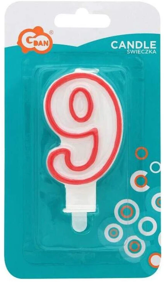 GoDan Žvakutė gimtadienio "9"