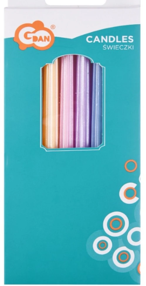 GoDan Žvakutė gimtadienio Macaron 6vnt 12,5 x 0,8 cm