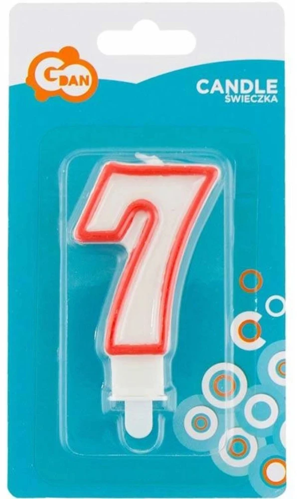 GoDan Žvakutė gimtadieniui "7"