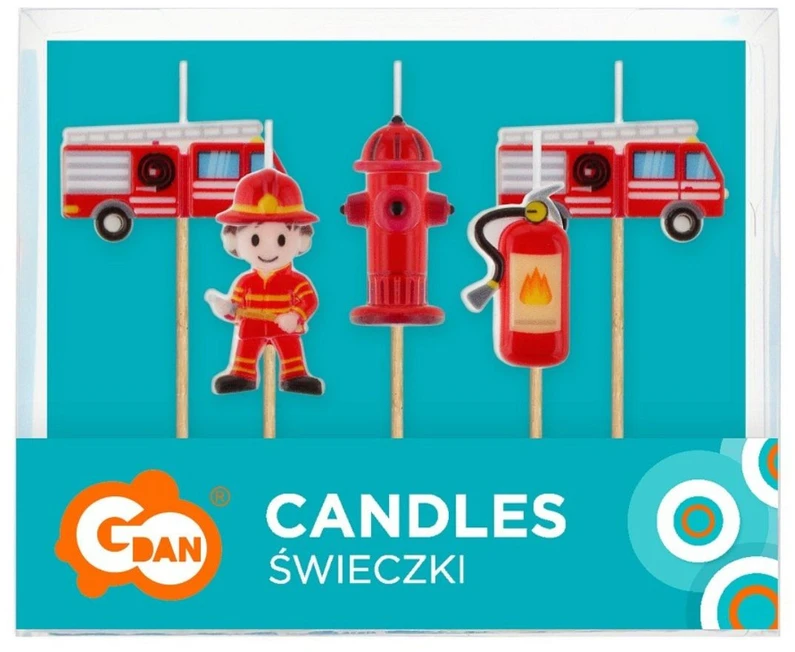 GoDan Žvakutės gimtadienio gaisrinė , 5 vnt