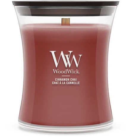 WoodWick Aromatinė žvakė (Cinammon chai), 275 g