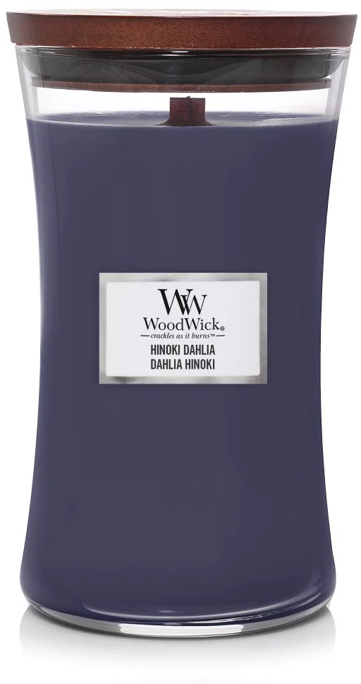 WoodWick Aromatinė žvakė (Hinoki Dahlia), 609,5 g