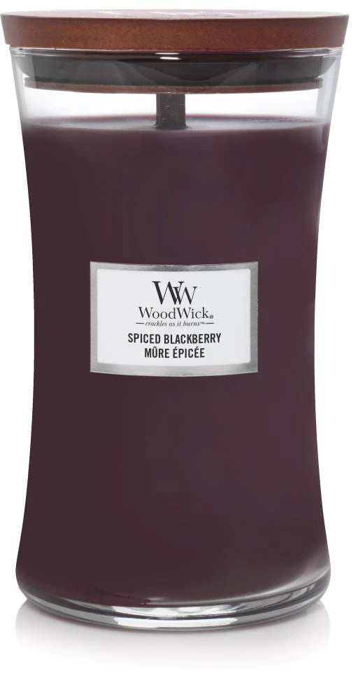 WoodWick Aromatinė žvakė (Spiced Blackberry), 609,5 g