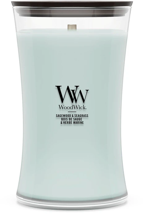 WoodWick Aromatinė žvakė (Sagewood & Seagrass), 609,5 g
