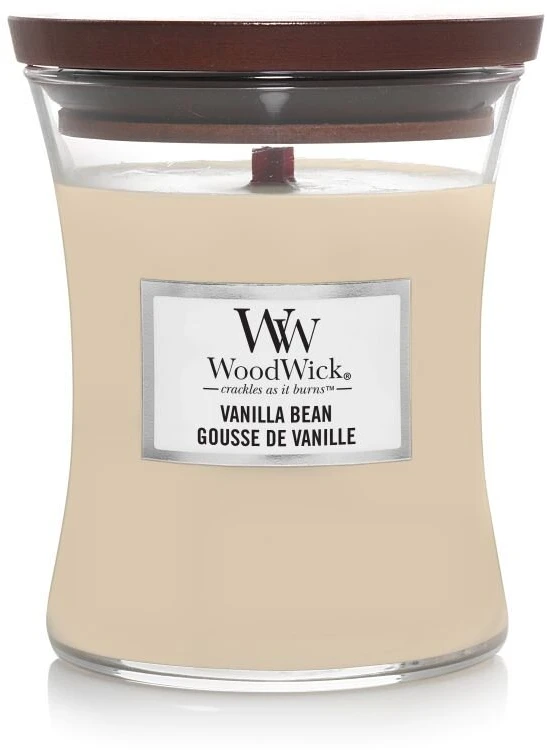 WoodWick Aromatinė žvakė (Vanilla Bean), 275 g