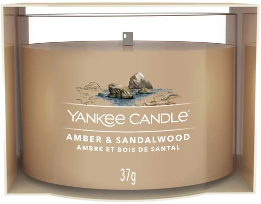 Yankee Candle Amber & Sandalwood kvapioji žvakė unisex, 37 g
