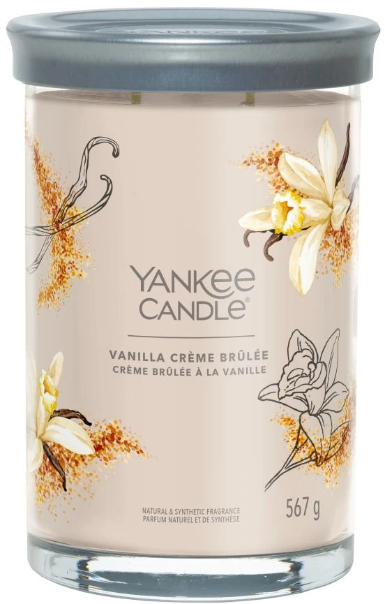 Yankee Candle Aromatinė žvakė Signature tumbler large Vanilla Creme Brulée 567 g