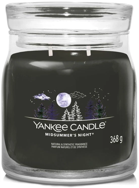 Yankee Candle Aromatinė žvakė Signature glass medium Midsummer´s Night 368 g
