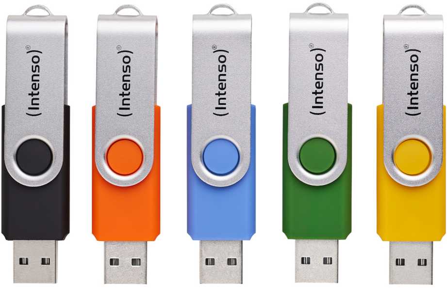 MEMORY DRIVE FLASH USB2 5X64GB / MULTIPACK 3503595 INTENSO