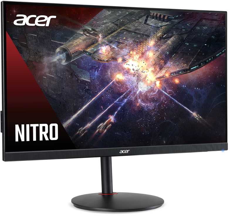 Monitorius Acer LCD Nitro XV272UV3BMIIPRX, 27", IPS, 2560 x 1440, 180 Hz, 350cd/m2, 1 ms