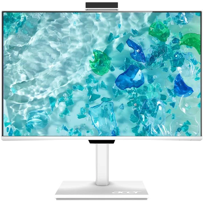 Monitorius „Acer Vero B248WE5wemiqprcuzx“ – 24 colių | IPS | WUXGA | 100 Hz | HDR10 | Adaptyvus sinchronizavimas | USB-C | RJ-45 | 4 USB šakotuvai | Internetinė kamera | „Pivot“ | Aukščio reguliavimas 150 mm | Juodas