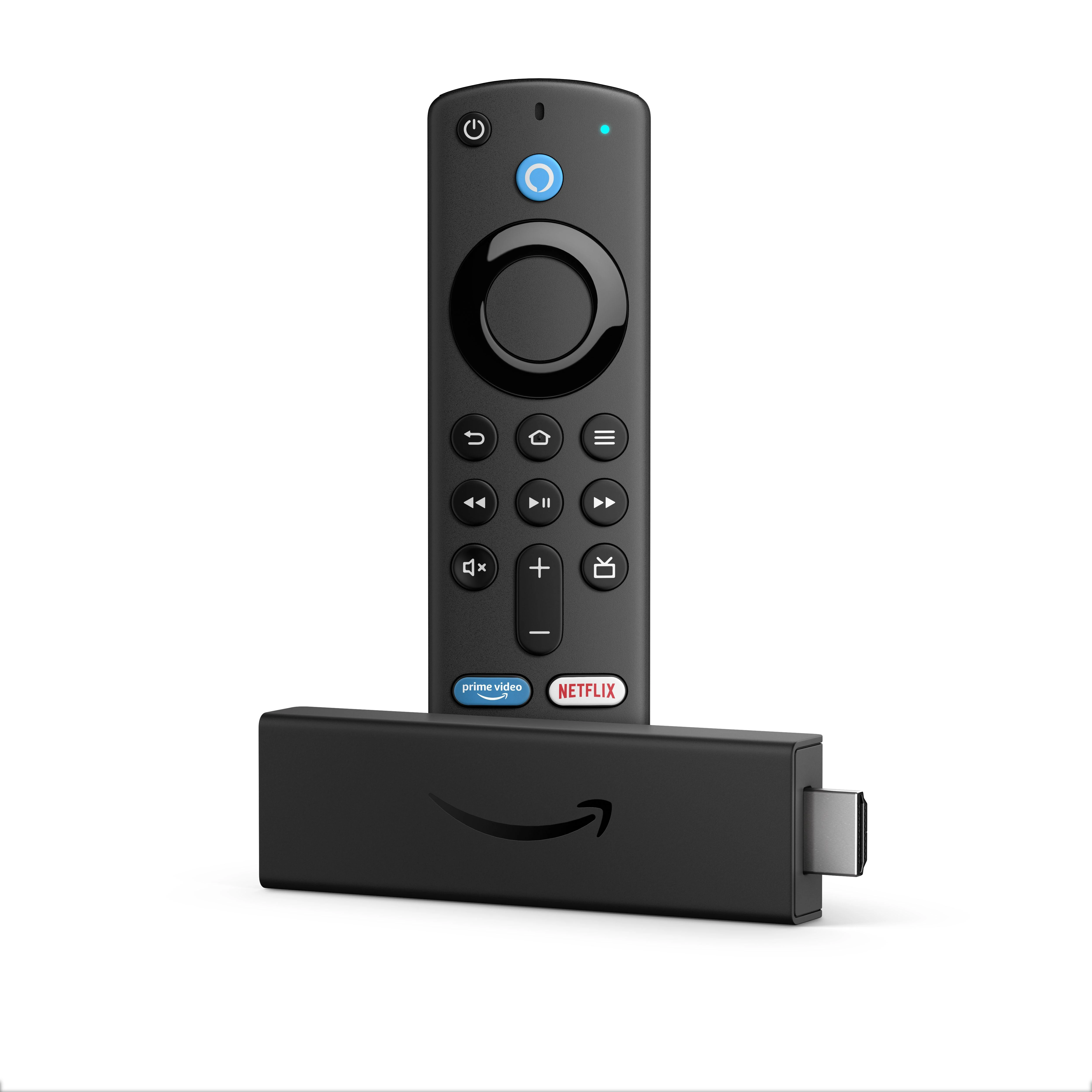 Vaizdo grotuvas „Amazon Fire TV Stick Alexa 2021“.
