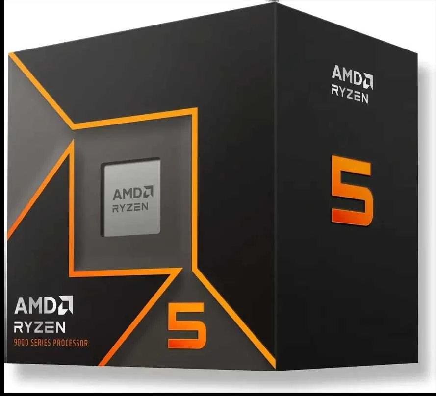 Procesorius AMD CPU Desktop Ryzen 5 6/12T 9600 (5.2GHz, 38MB, 65W, AM5) dėžutė su Wraith Stealth Cooler ir Radeon Graphics