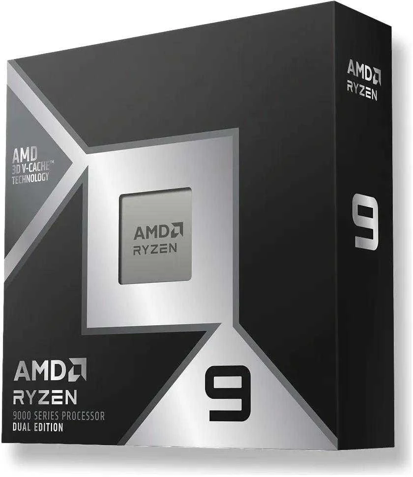 Procesorius AMD Ryzen 9 9950X3D2 CPU, 16 branduolių, 5,6 GHz, Socket AM5 (Granite Ridge) – dėžutėje, be aušintuvo
