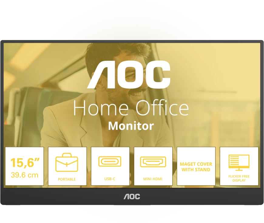 Monitorius AOC 16T20E2 – 15,6 colio | „Full HD“ | IPS