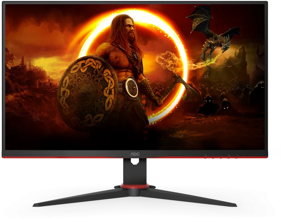 Monitorius AOC 24G2SPAE/BK, 23.8", IPS, FHD (1920x1080), 165 Hz, 1 ms, Freesync Premium, Juodos spalvos