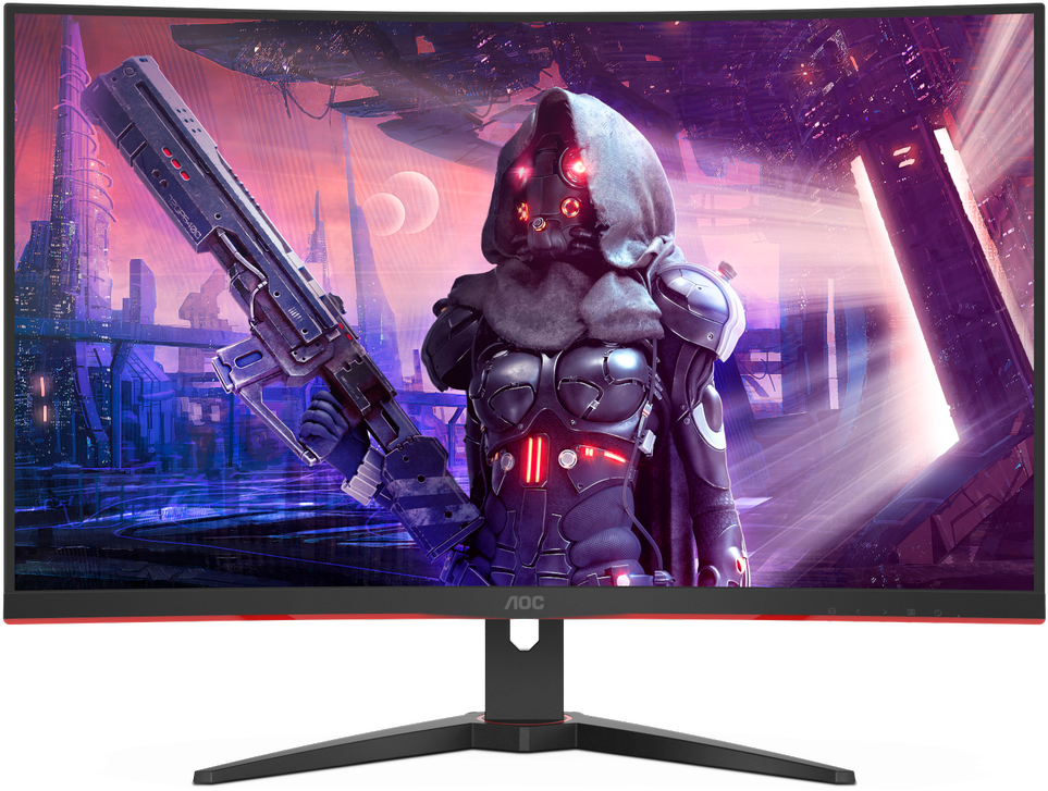 Monitorius AOC Gaming CQ32G2SE, 80 cm (31,5 colio)/VA/QHD 2560 x 1440/16:9/1ms/165 Hz/FreeSync Premium