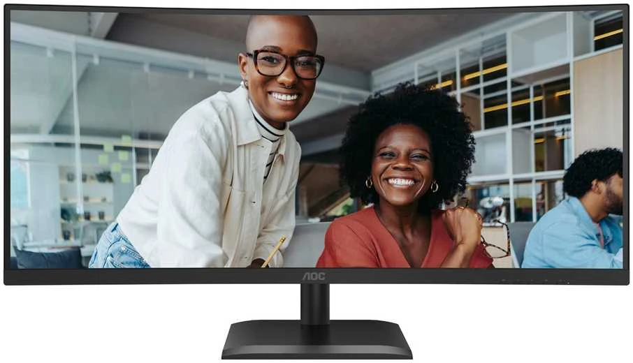 Monitorius AOC | CU34E4CW | 34 " | VA | UWQHD | 120 Hz | 4 ms | 3440 x 1440 pikselių | 350 cd/m² | HDMI jungtys quantity 2 | Juodas