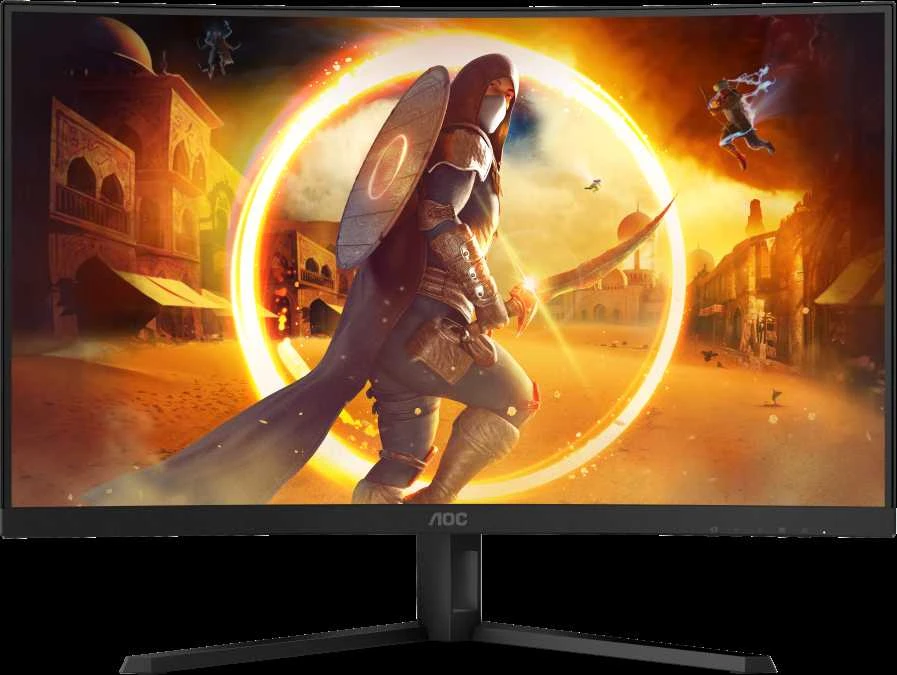Žaidimų monitorius AOC CQ32G4VE, 31.5",Curved/ VA panel/ QHD(2560x1440), /180 Hz/ 0.5 ms, HDR10, FreeSync Premium HDMI, DisplayPort