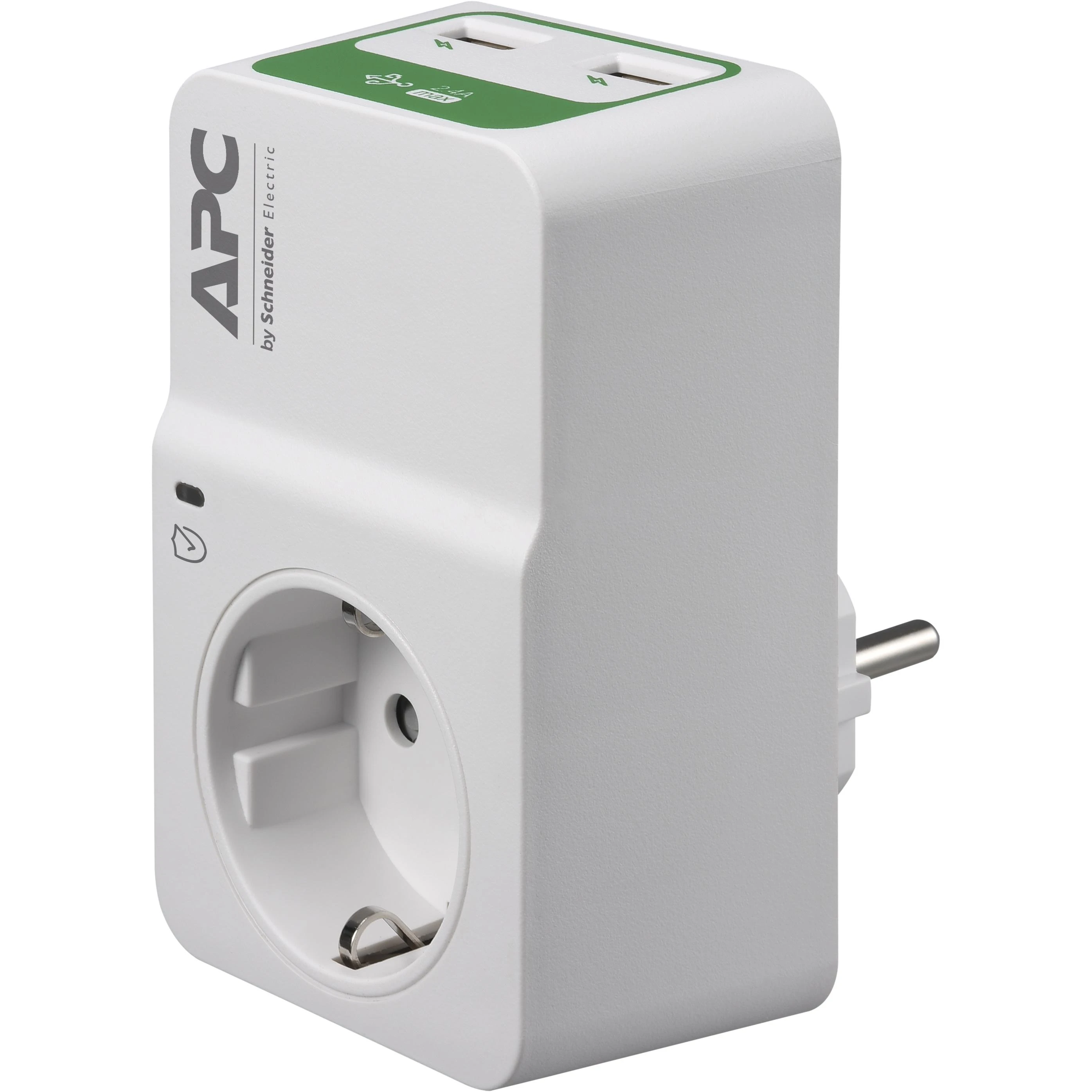 APC HOME/OFFICE SURGEARREST 1 OUTLET 230V, 2 PORT USB CHARGER, SCHUKO