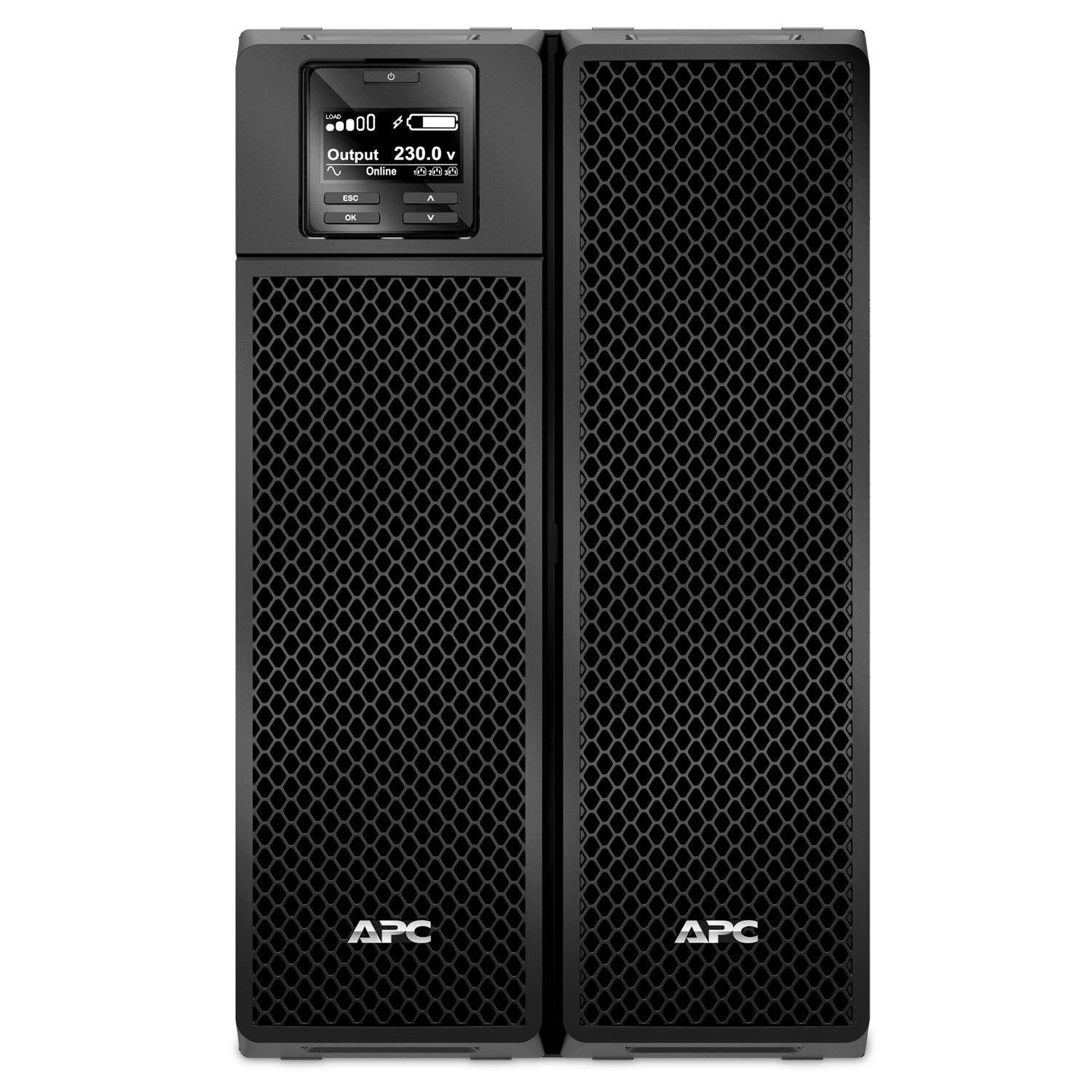 APC Smart-UPS On-Line Dviguba konversija (prisijungus) 10000 VA 10000 W 10 AC išvestis(ys / čių)