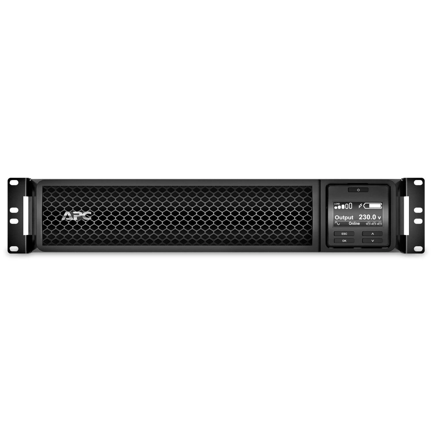 APC Smart-UPS On-Line Dviguba konversija (prisijungus) 2200 VA 1980 W 10 AC išvestis(ys / čių)