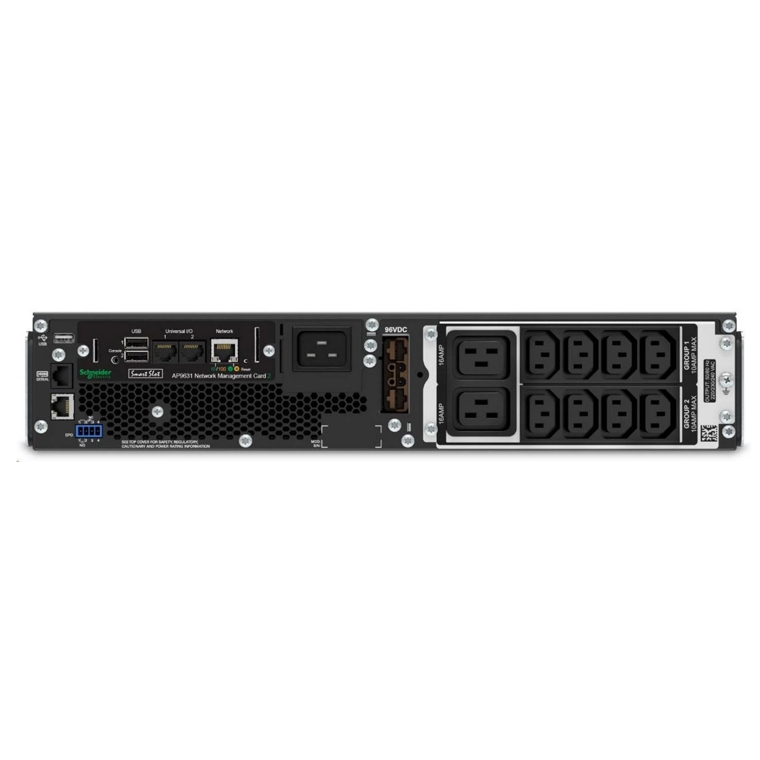 APC Smart-UPS SRT 3000VA RM2U 230V su NIC