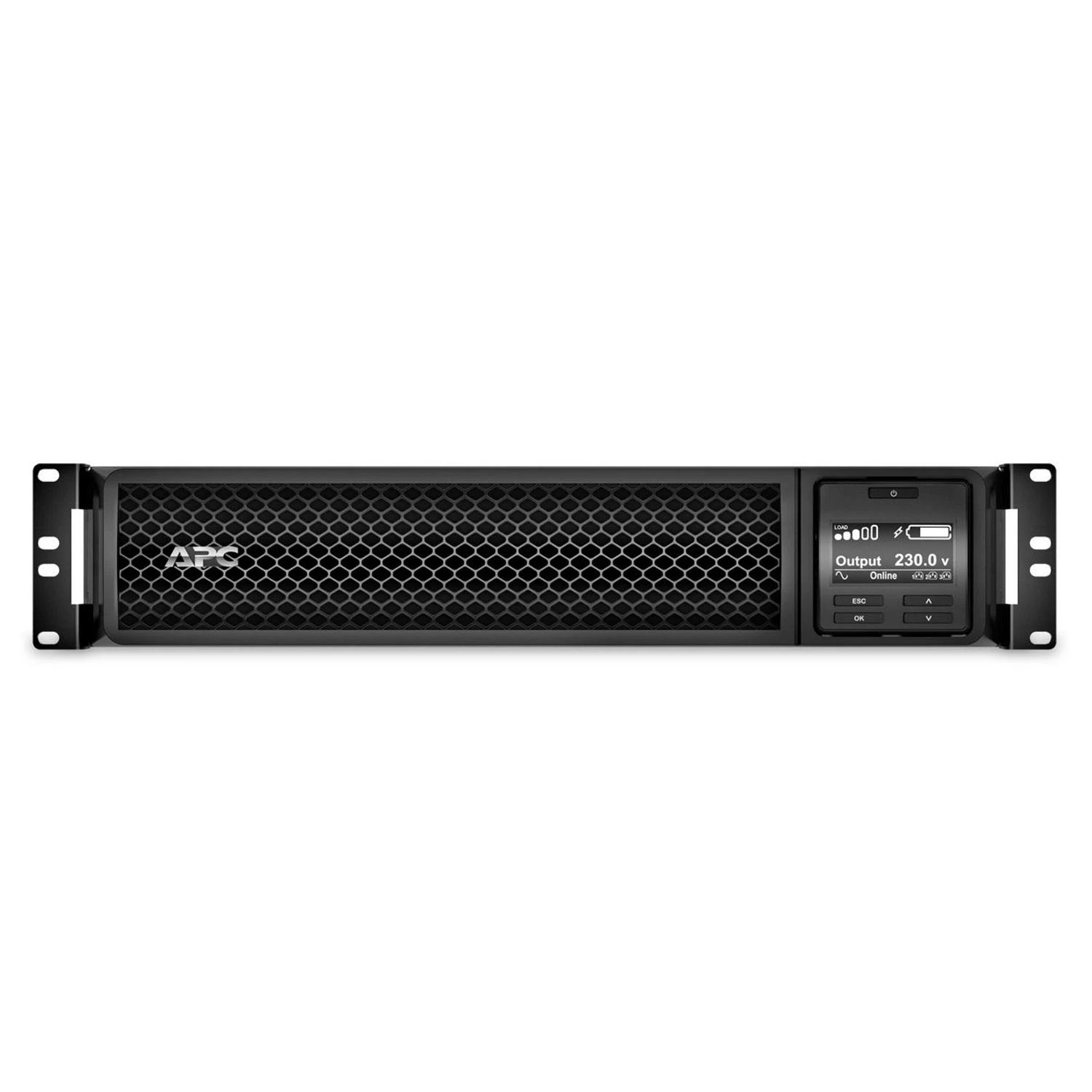 Apc „Smart-UPS SRT“ 3000 VA / 2700 W RM 230 V prijungtas, 4 min. esant pilnai apkrovai