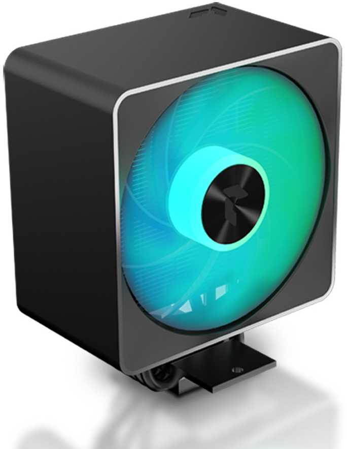 AeroCool APNX AP1-V ARGB Processor Oro vėsintuvas Juodas