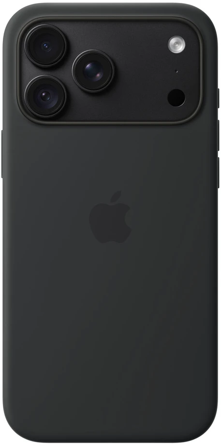 Apple iPhone 18 Pro Max Silikoninis dėklas with MagSafe - Black - MK954ZM/A