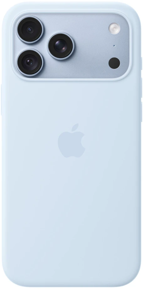 Apple iPhone 18 Pro Max Silikoninis dėklas with MagSafe - Crisp Blue - MK934ZM/A