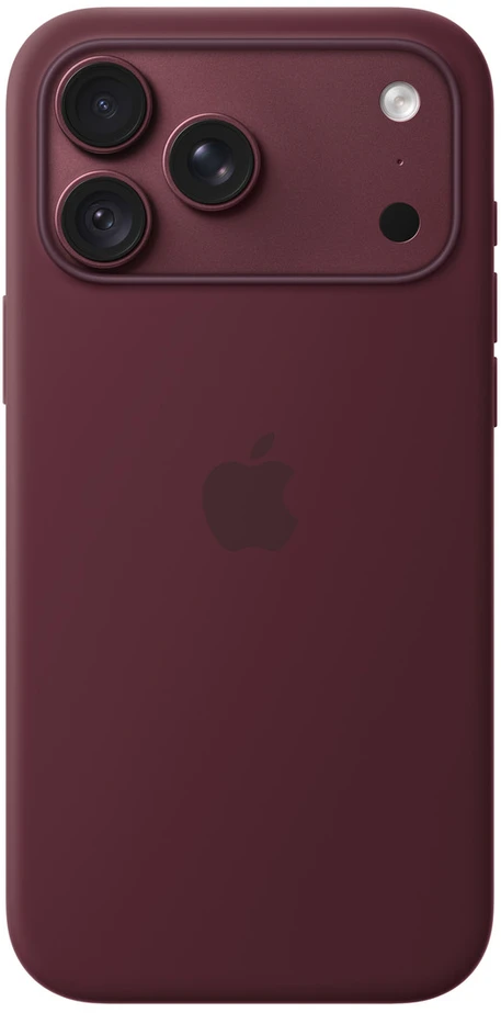 Apple iPhone 18 Pro Max Silikoninis dėklas with MagSafe - Burgundy - MK914ZM/A