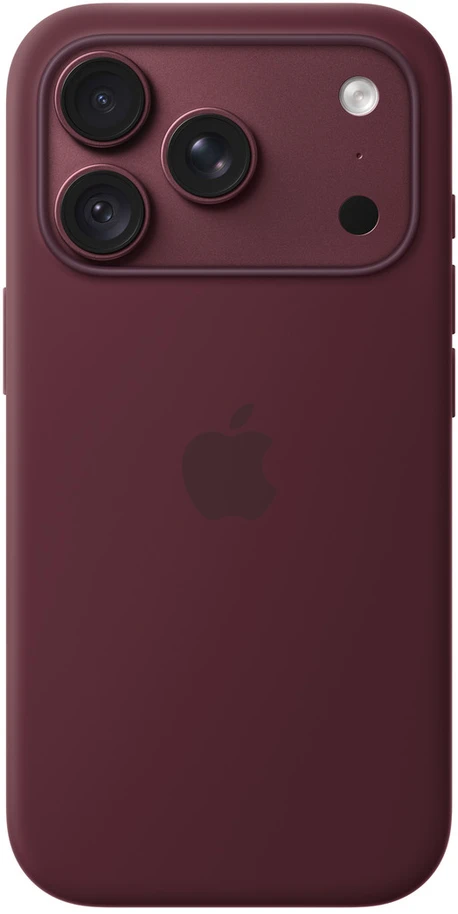 Apple iPhone 18 Pro Silikoninis dėklas with MagSafe - Burgundy - MK8U4ZM/A