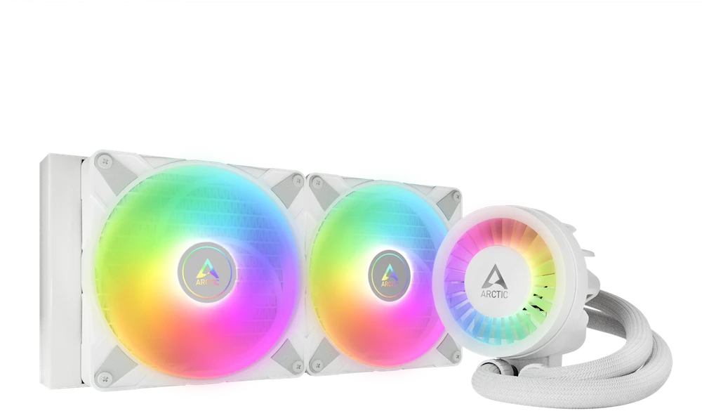 ARCTIC Liquid Šaldiklis III - 280 A-RGB procesoriaus aušintuvas, baltas