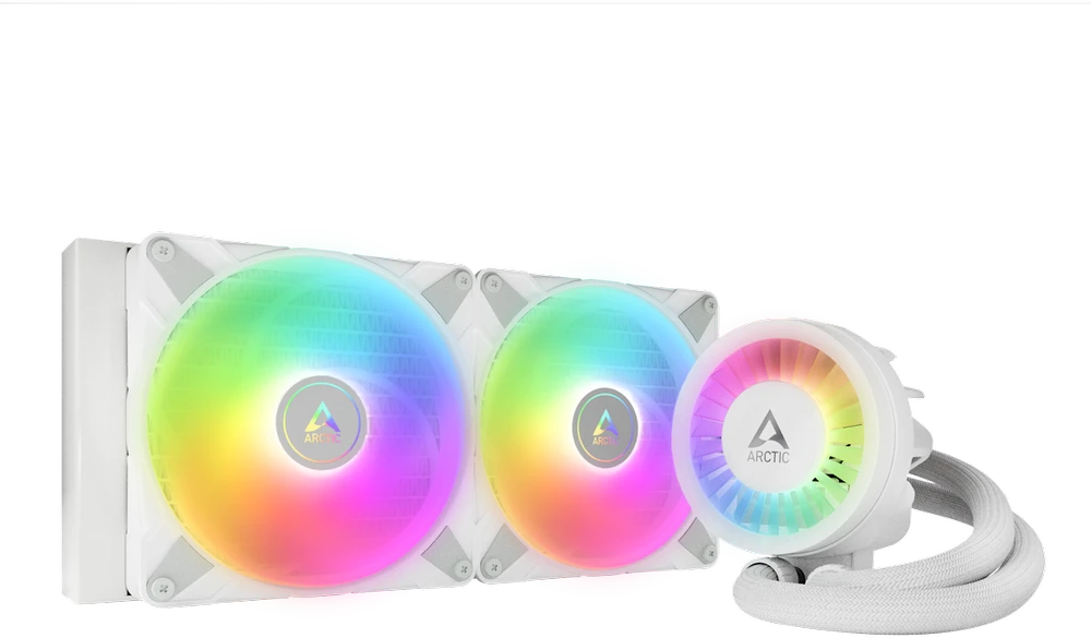ARCTIC Liquid Šaldiklis III - 280 A-RGB procesoriaus aušintuvas, baltas