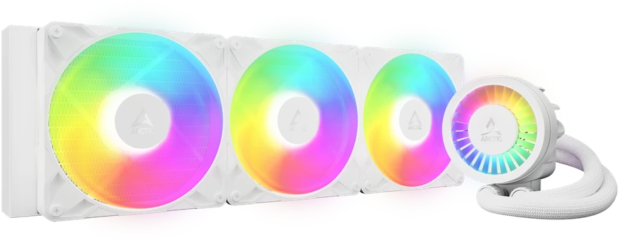 Arctic Liquid Freezer III 420mm su RGB ventiliatoriais