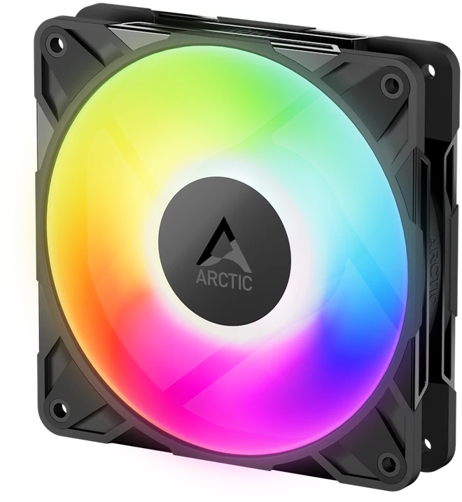 ARCTIC P12 PRO Reverse PWM PST A-RGB korpuso ventiliatorius, 4-pin, 120mm