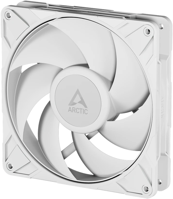 Baltas ARCTIC P14 Pro 140mm ventiliatorius su ventiliatoriaus mentėmis