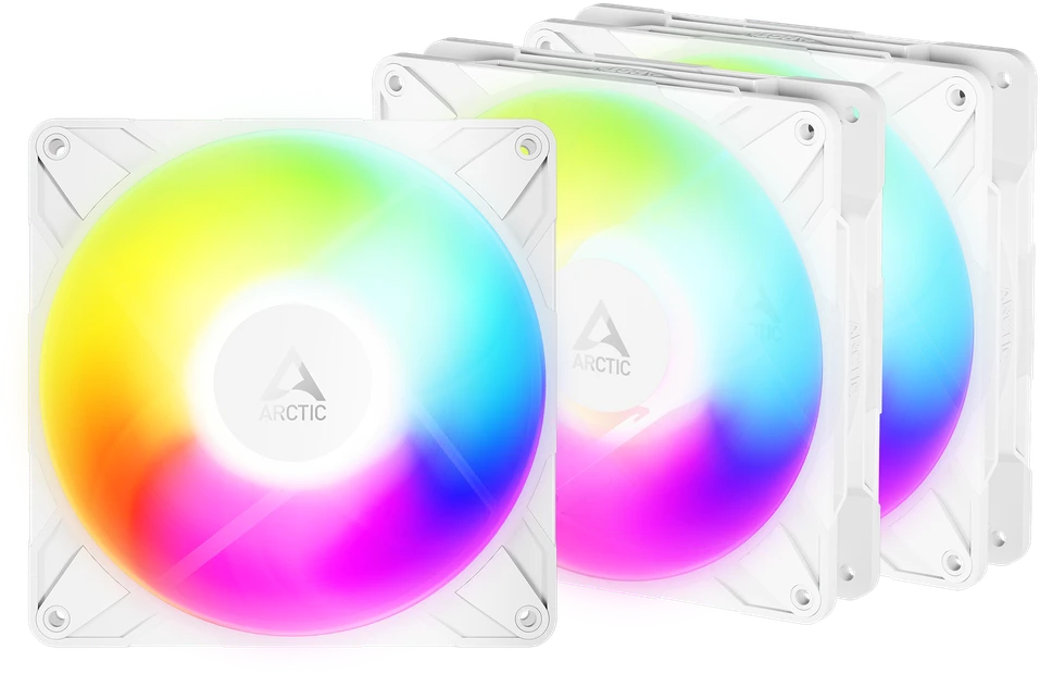 ARCTIC P14 Pro Reverse ventiliatorių komplektas su RGB