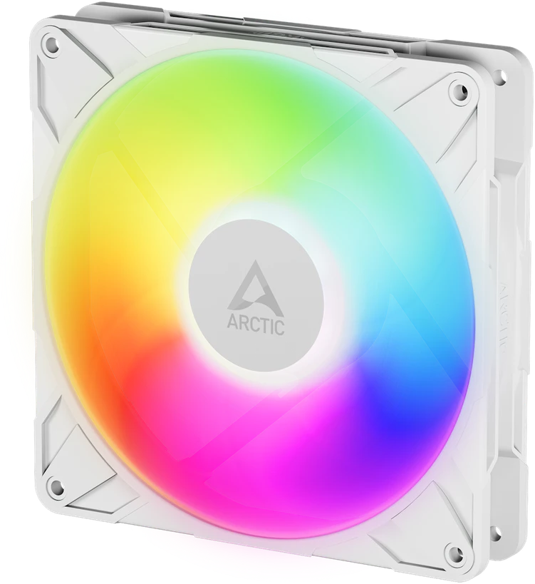 ARCTIC P14 Pro atvirkštinis A-RGB PWM ventiliatorius – 140 mm, baltas, 3 vnt. pakuotėje
