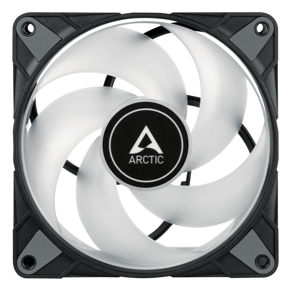 Wentylator Arctic P14 PWM PST RGB 0dB 3-pack + Hub (ACFAN00256A)
