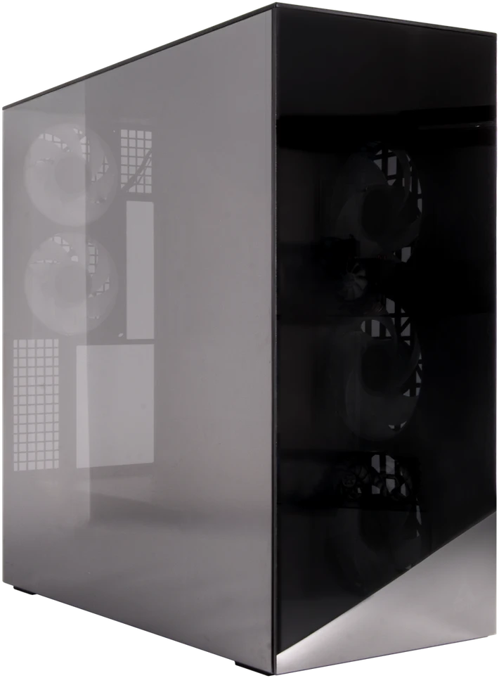 ARCTIC Xtender Mirror kompiuterio korpusas, Mid Tower, E-ATX, RGB, Tempered Glass – juodos spalvos, mirrored