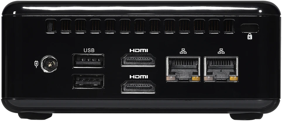 ASROCK 4x4 BOX 90PXGC70-P0EAY100 AMD Ryzen 7640U, 2x DDR5, USB 4, SATA3, M.2, HDMI, DisplayPort, 2x LAN, Wi-Fi 6E, Bluetooth, oOS